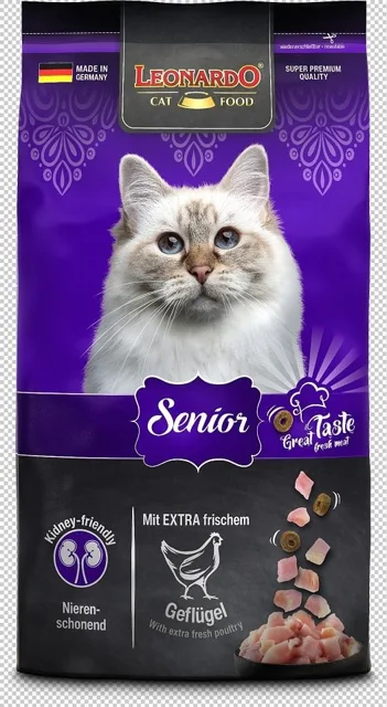 LEONARDO Senior suché krmivo pro starší kočky 1,8 kg