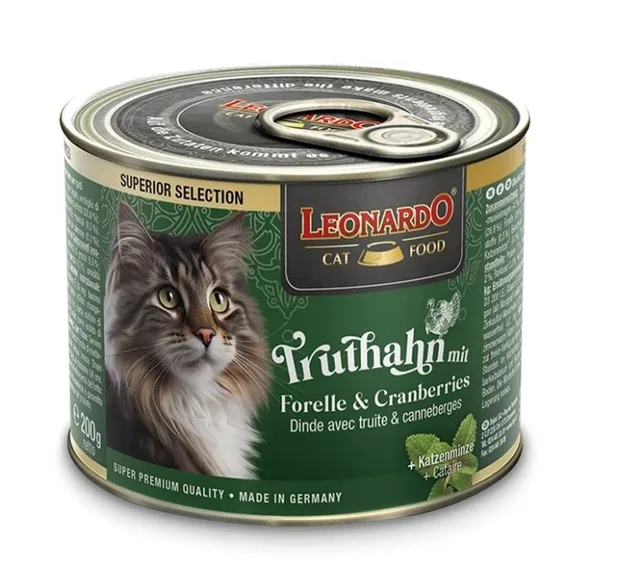 LEONARDO Superior Selection Krůta s pstruhem a brusinkami 200 g