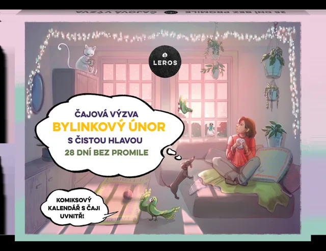 Leros Bylinkový únor s čistou hlavou 29 sáčků