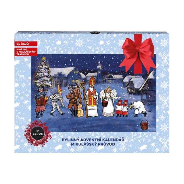 Leros Bylinný adventní kalendář Mikulášský průvod 24 sáčků