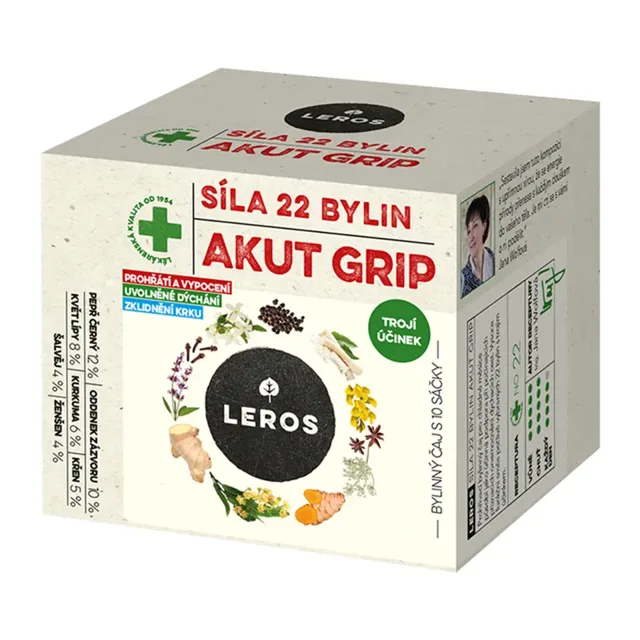 Leros Bylinný čaj Akut Grip