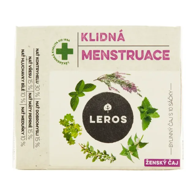 Leros Bylinný čaj Klidná menstruace 15 g