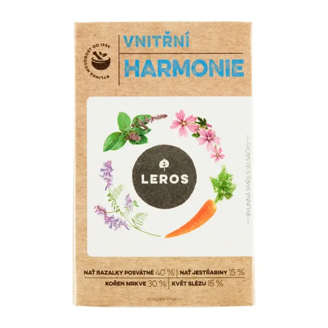 Leros Bylinný čaj Vnitřní harmonie 26 g