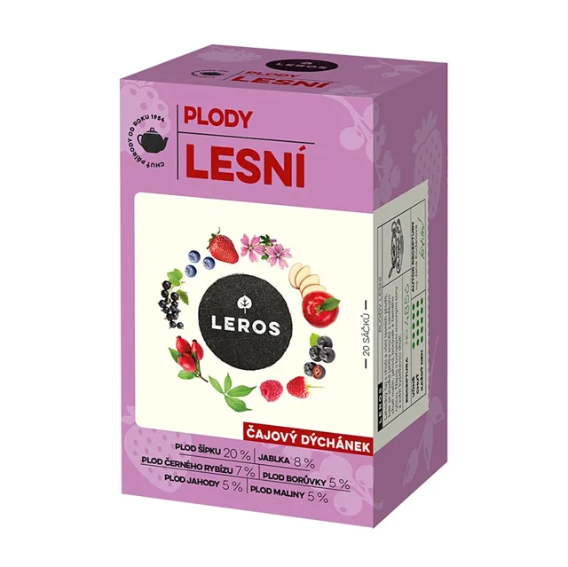LEROS Čajový dýchánek lesní plody 20 sáčků