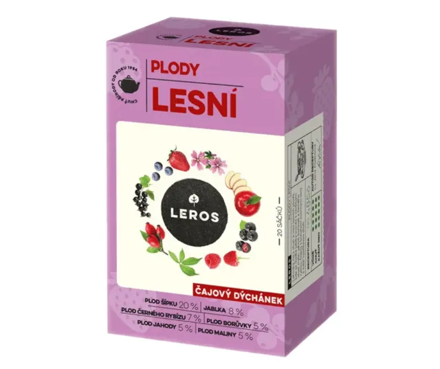 LEROS Čajový dýchánek lesní plody 20x2.2g