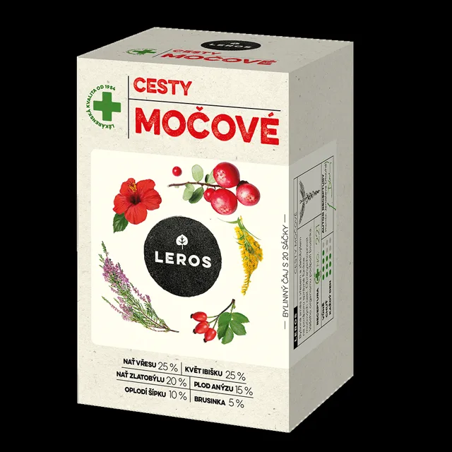 LEROS Cesty močové bylinný čaj 20 sáčků