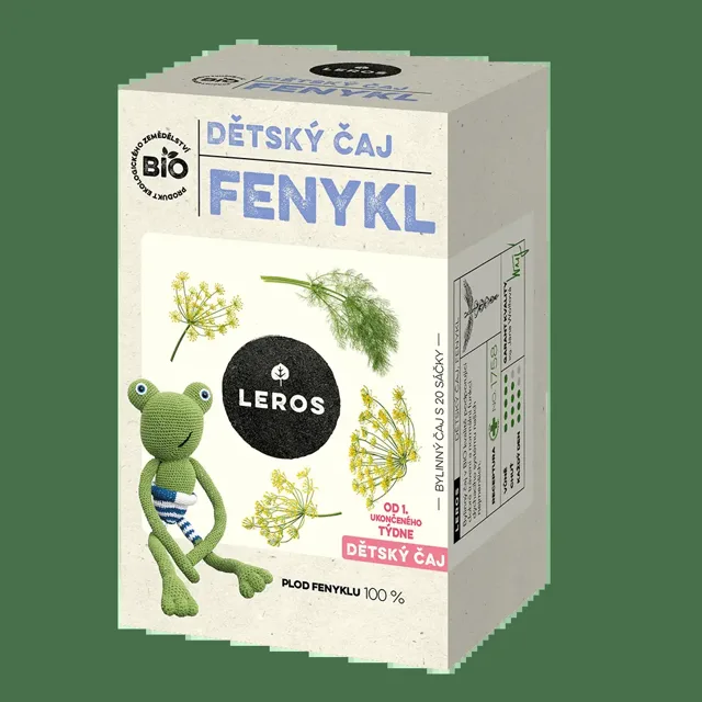 LEROS Dětský čaj BIO Fenykl 20x1,5g