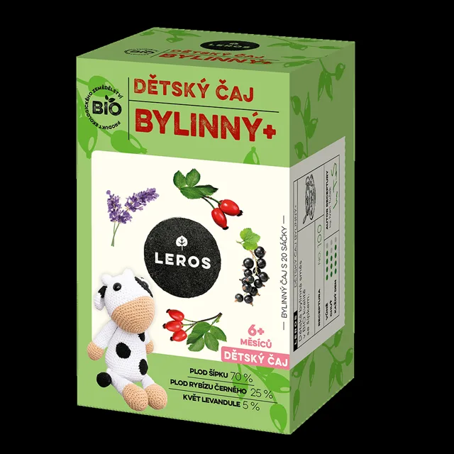 LEROS Dětský čaj bylinný BIO 20 sášků