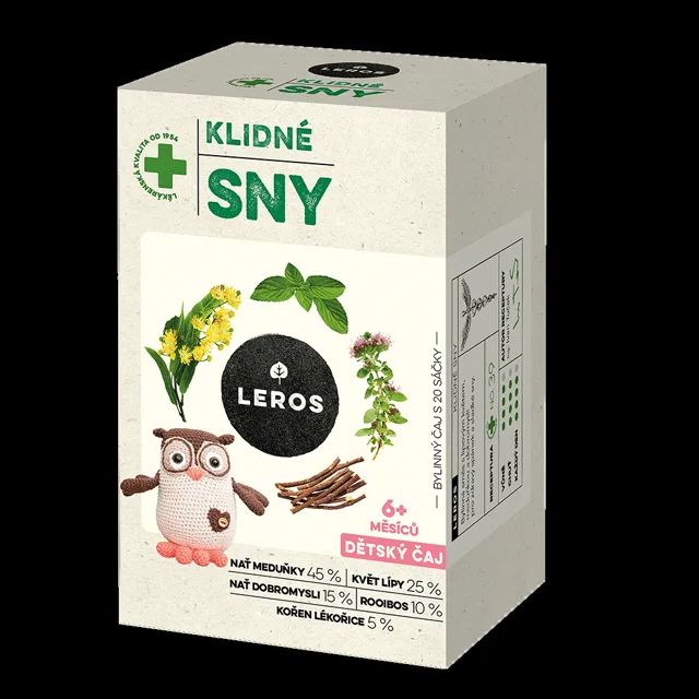 LEROS Dětský čaj klidné sny 20 sáčků