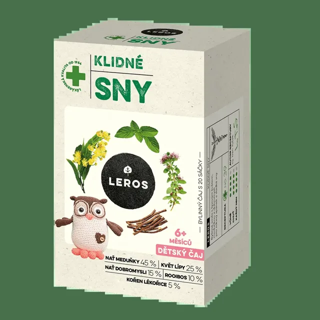 LEROS Dětský čaj Klidné sny 20x1,5g