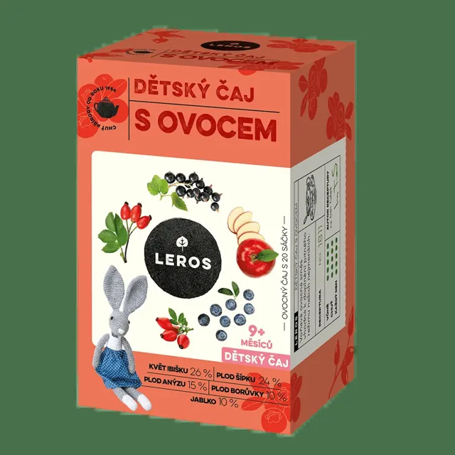 LEROS Dětský čaj s ovocem 20x2g