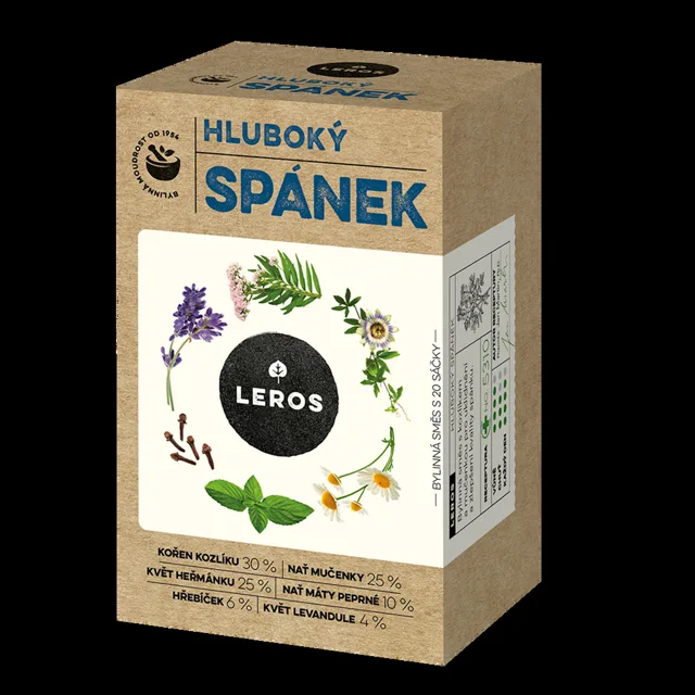 LEROS Hluboký spánek čaj 20 sáčků
