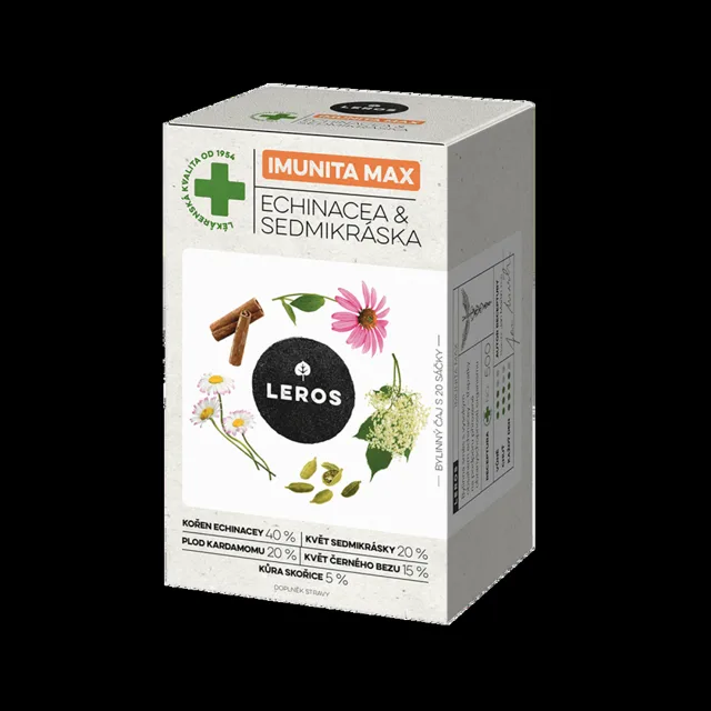 LEROS Imunita max echinacea & sedmikráska 20 sáčků