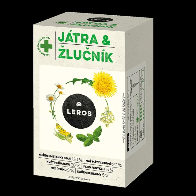 LEROS Játra & žlučník 20 sáčků