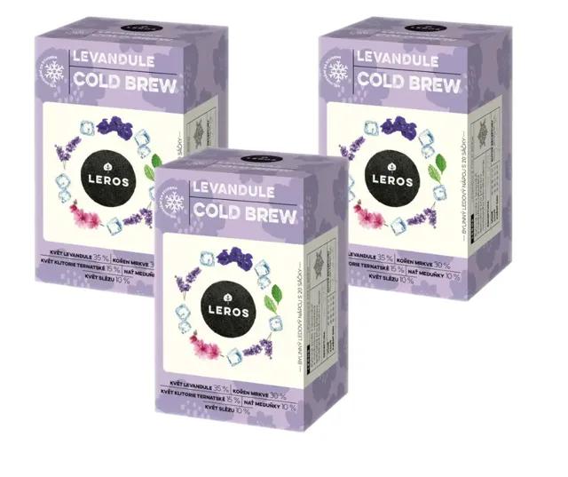 LEROS Levandule Cold Brew 60 x 1.2g