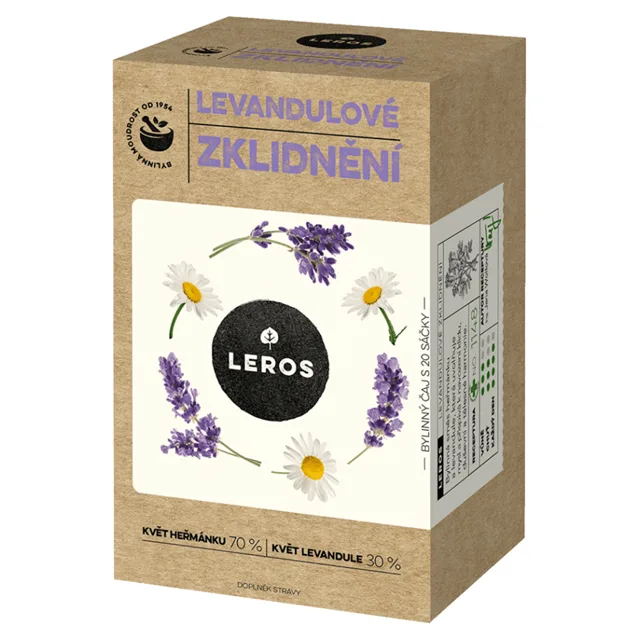 LEROS Levandulove zklidneni 20 sáčků