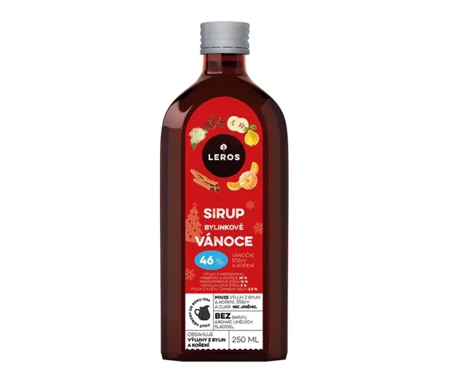 Leros Sirup Bylinkové Vánoce 250 ml