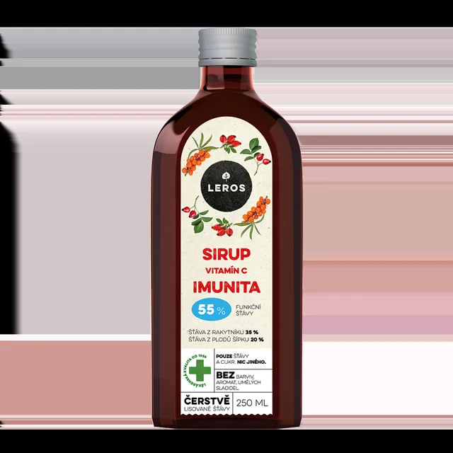 Leros Sirup Vitamín C imunita 250 ml