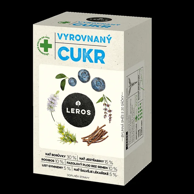 LEROS Vyrovnaný cukr 20 sáčků