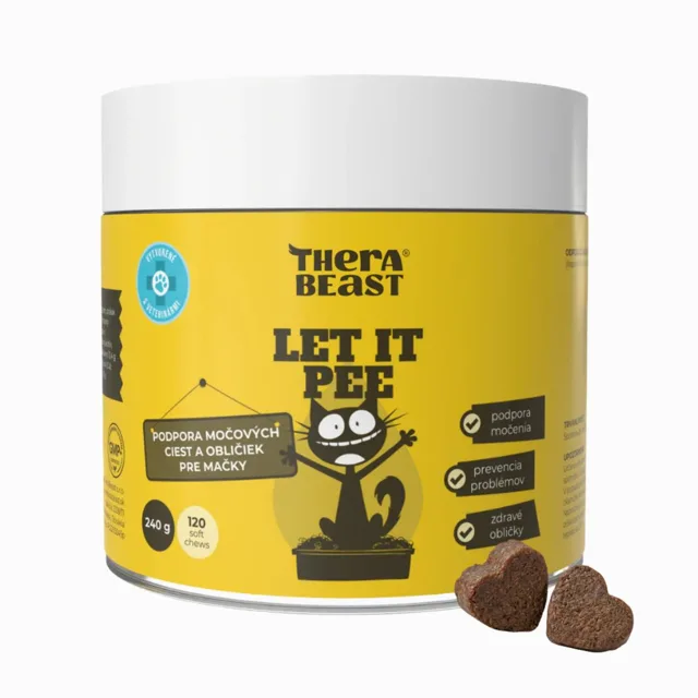 Let It Pee – podpora močových cest a ledvin pro kočky – 120 ks – Therabeast