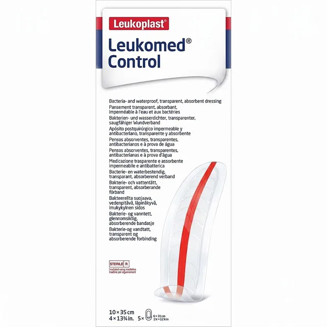 LEUKOMED Control absorpční krytí  10cm x 35cm 5 kusů