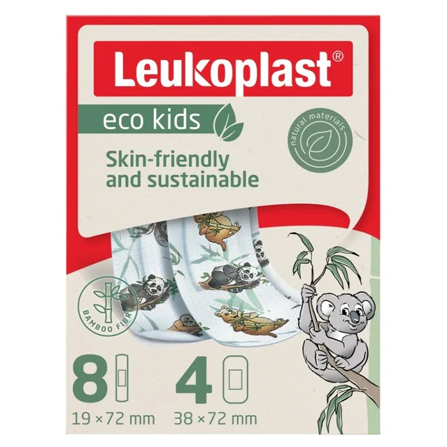 Leukoplast ECO Kids náplast 2 velikosti 12ks