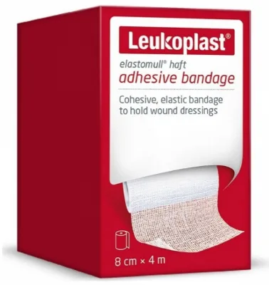 Leukoplast Elastomull obinad.kohez.bílé 8 cm x 4 m 1 ks