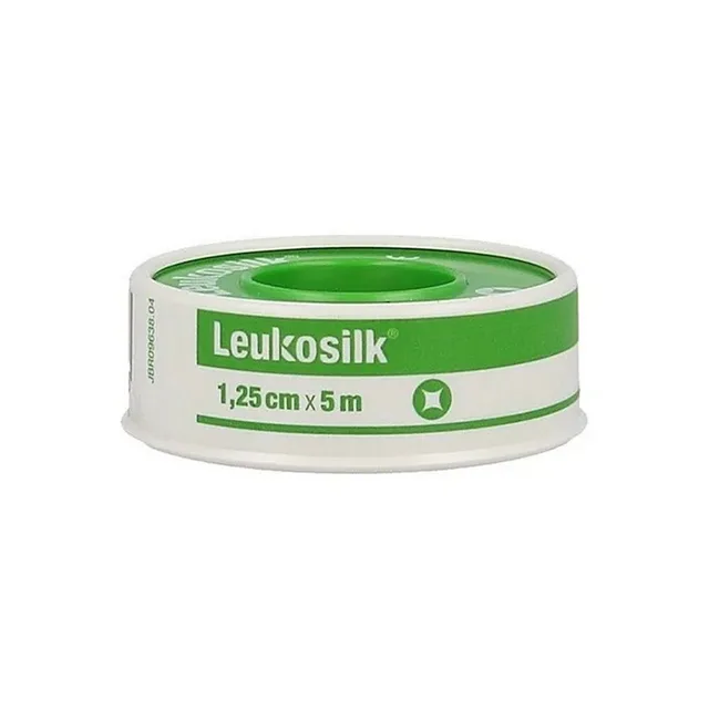 LEUKOSILK Fixační páska univerzální cívka 1,25cm x 5m