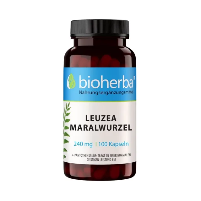 Leuzea (maralí kořen) 240 mg – 100 kapslí – Bioherba
