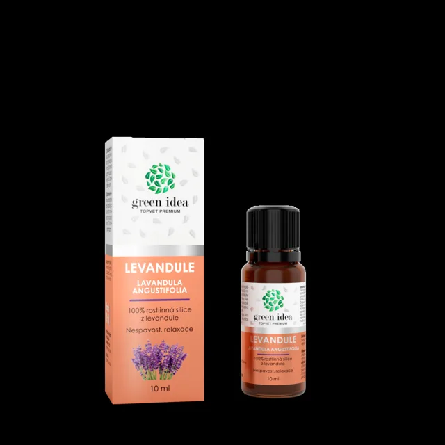 Levandule – 100% éterický olej 10 ml – Green idea
