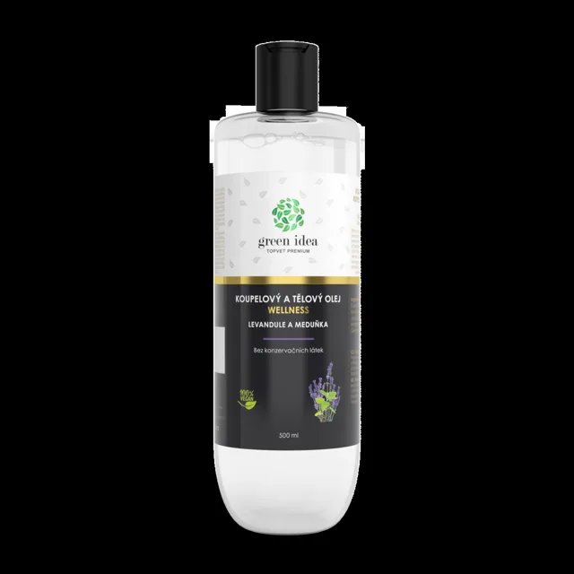 Levandule a meduňka – koupelový a tělový olej 500 ml – Green idea