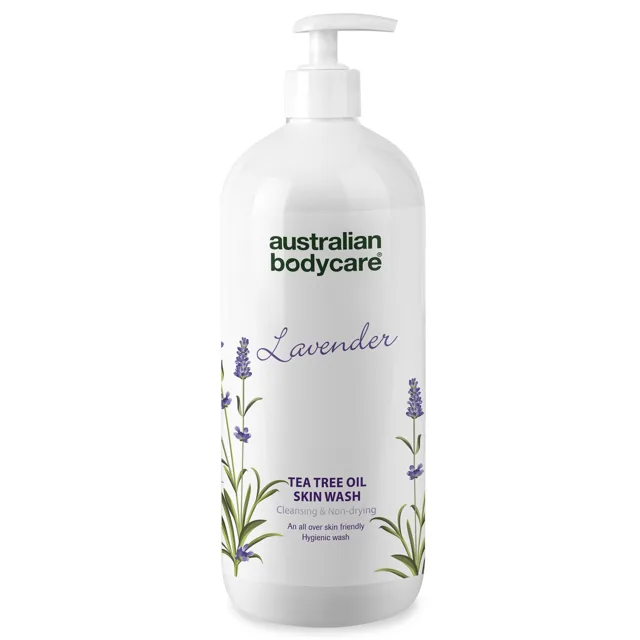 Levandulový mycí gel — Sprchový gel s olejem Tea Tree a levandulí pro každodenní mytí těla