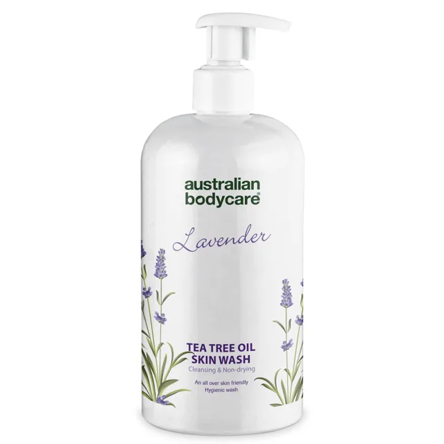 Levandulový mycí gel — Sprchový gel s olejem Tea Tree a levandulí pro každodenní mytí těla