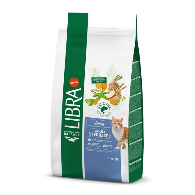 Libra Cat Adult Sterilized tuňák - výhodné balení: 2 x 12 kg