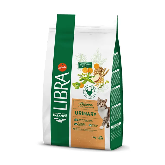 Libra Cat Urinary s kuřecím - výhodné balení: 2 x 1,5 kg