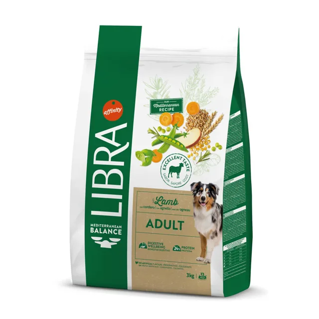 Libra Dog Adult jehněčí - Výhodné balení: 2 x 14 kg