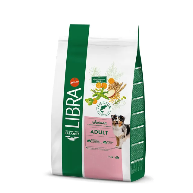 Libra Dog Adult losos - výhodné balení: 2 x 14 kg