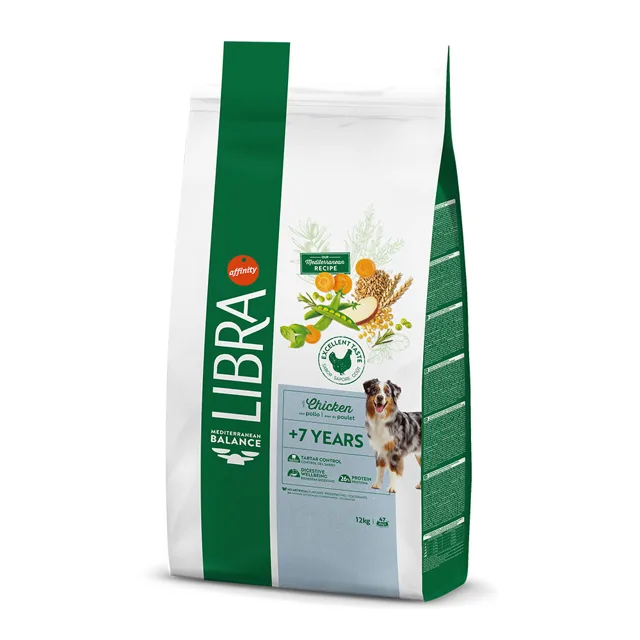 Libra Dog Senior 7+ kuřecí - 12 kg