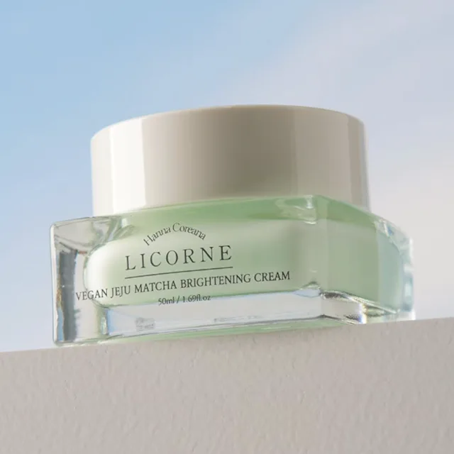 LICORNE - Vegan Jeju Matcha Brightening Cream - Veganský rozjasňující krém s jeju matchou - 50 ml