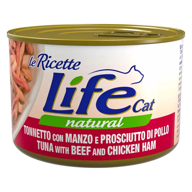 Life Cat "Le Ricette" 4 x 150 g - Tuňák s bílou rybou