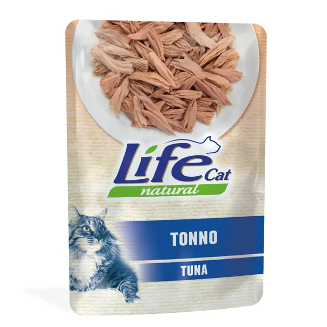 Life Cat Natural Adult 6 ks (6 x 70 g) - tuňák s lososem