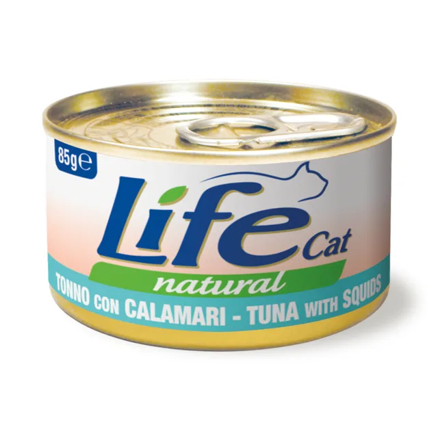 Life Cat Natural Adult 6 x 85 g - tuňák s bílou rybou