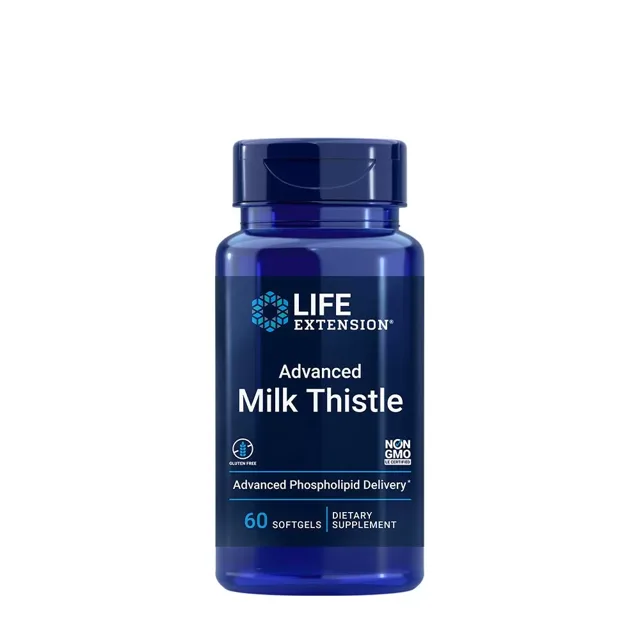 Life Extension Advanced Ostropestřec mariánský, 60 softgelových kapslí