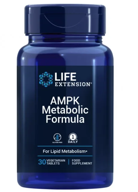 Life Extension AMPK Metabolic Formula, metabolický aktivátor, 30 tablet, EU