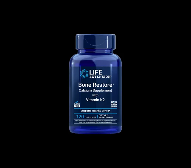 Life Extension Bone Restore with Vitamin K2 120 kapslí