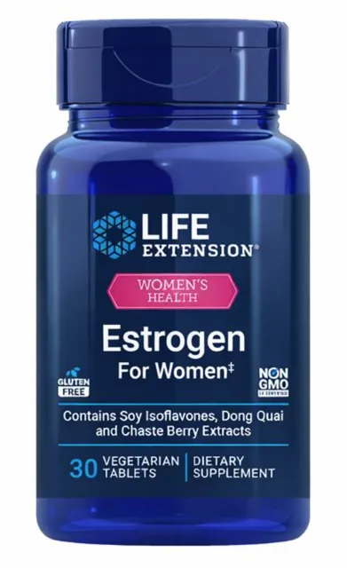 Life Extension Estrogen for Women, Ženské zdraví, 30 vegetariánských tablet