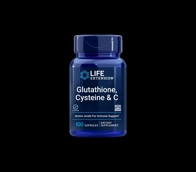 Life Extension Glutathione, Cysteine & C 100 kapslí