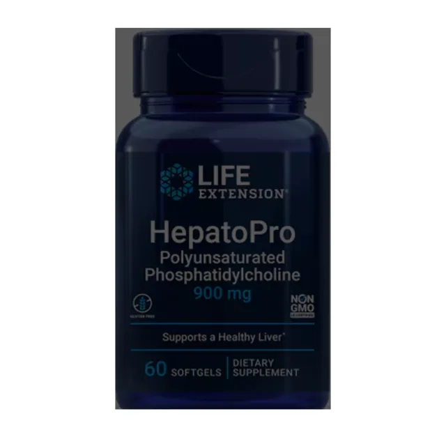 Life Extension HepatoPro Polyunsaturated fosfatidylcholin, 900 mg, 60 softgelových kapslí