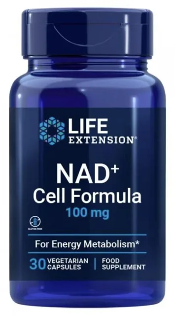 Life Extension NAD+ Cell Formula, Nicotinamide riboside,  100 mg, 30 kapslí EU