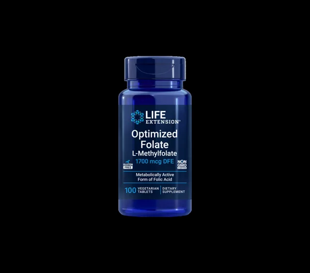 Life Extension Optimized Folate 1700 mcg DFE 100 tablet